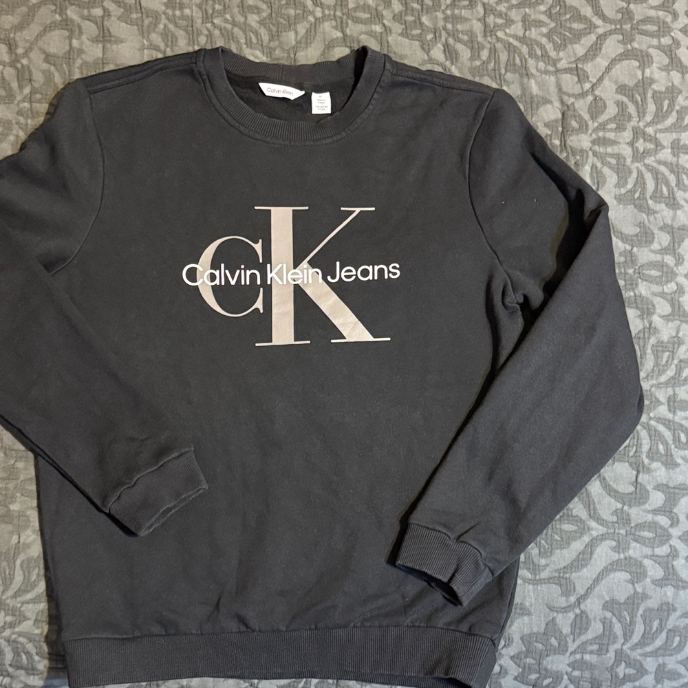 Calvin Klein Jeans Black Crewneck Sweatshirt
